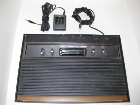 Atari 2600 Woodgrain System w/ Power Supply